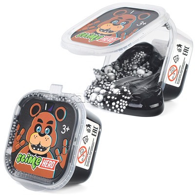 Слайм "Hero" Роботы Медведь черный