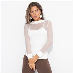 Лонгслив полупрозрачный, Секретное оружие гардероба