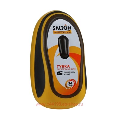 Salton Губка с дозатором для обуви из гладкой кожи черный 52/10