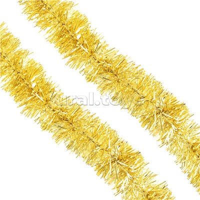 Мишура "Праздничная" золото  d-35, 1 м