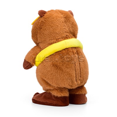 Капибара "Отдых на пляже" (ходит, поёт) в коробке