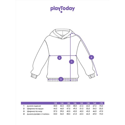 PLAYTODAY Толстовка