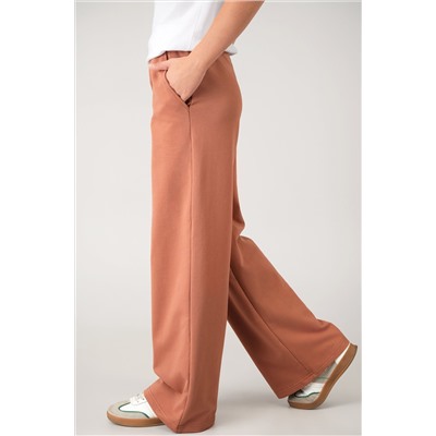 Брюки палаццо из футера для девочки Happyfox