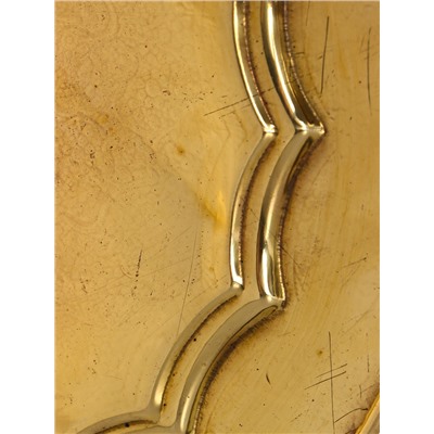 УЦЕНКА Блюдо «Абстракция», 25×25 см, латунь