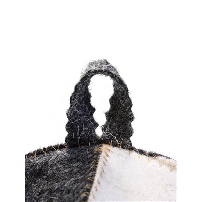 Шапка для бани и сауны «С Новым годом!», шерсть, полиэстер, «Добропаровъ»