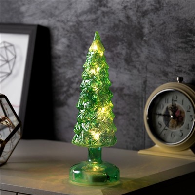 Фигура световая «Елка зеленая», 22.5×8 см, 10 LED, батарейки АААх2 (нет в комплекте), свечение тёплое белое
