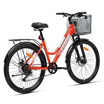 Велосипед 26" Rocket lady Steel 26, цвет красный, размер 17"