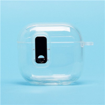 Чехол - SCP25 для кейса "AirPods (4-го поколения)" (transparent/silver) (238215)