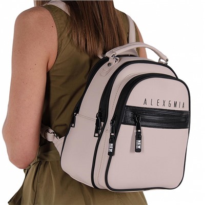Рюкзак 8873CD beige Alex&Mia