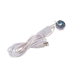 Фитолента для растений Luazon Lighting, светодиодная, 3.5 Вт, 0.5 м, IP20, 5 В, 60 LED/м, диммер, USB, SMD5050, мультиспектральная