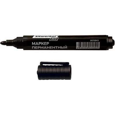 Маркер перманентный 1-3 мм Eco черный 2072043 SILWERHOF