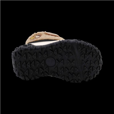 Ботинки на меху T5022-1F бежевые