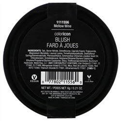 Wet n Wild, Color Icon Blush, Mellow Wine,  0.21 oz (6 g)