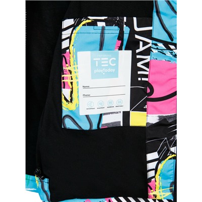 Куртка текстильная с полиуретановым покрытием для девочек (ветровка)