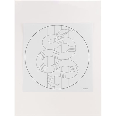 УЦЕНКА Школа талантов Набор для творчества Ковровая вышивка, змея