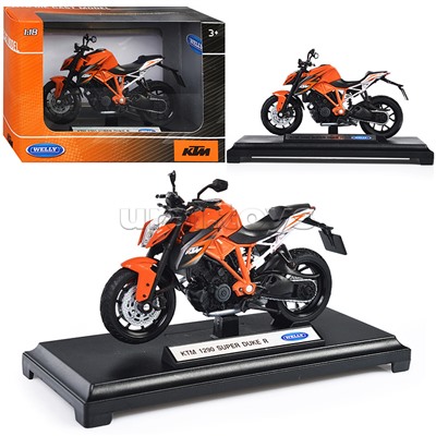Мотоцикл 1:18 KTM 1290 SUPER DUKE R, оранжевый