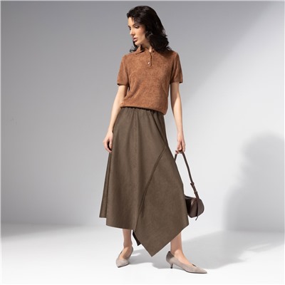 Юбка из мягкой экозамши, Грация рассвета