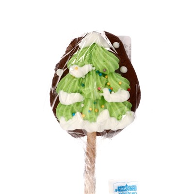 Печенье шоколадное новогоднее на палочке «Зимнее», МИКС, 30 г