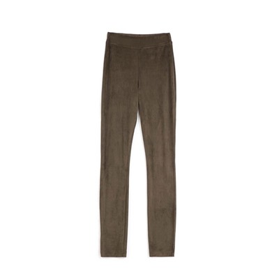 Трикотажные CONTE VELVET Ультрамягкие леггинсы женские из искусственной замши