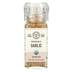 Pure Indian Foods, Organic Garlic, Minced, 2.5 oz (70 g)