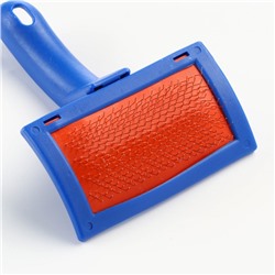 Пуходерка без капель, эргономичная ручка, 10×15 см, микс