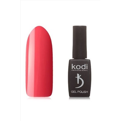 Kodi Гель-лак Светлый красно-коралловый, без перламутра и блесток, плотный, 8 мл KRISTALLER, 1130477