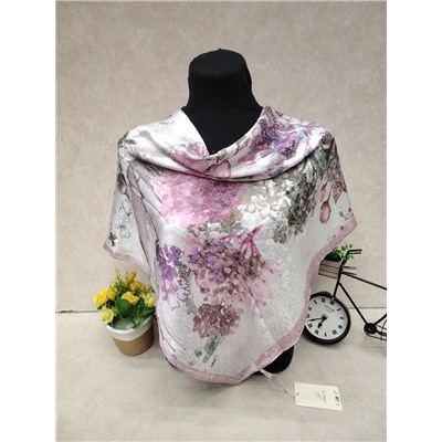 Женский платок из шёлка, мультицвет