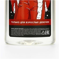 Новогодний подарочный набор косметики «Для взрослых девочек», гель для душа и шампунь для волос, 2×370 мл, 18+, Чистое счастье