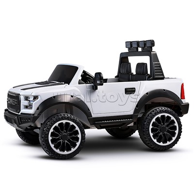 Электромобиль "Мощность скорости" на аккумуляторе, с р/у управлением, в коробке (белый)