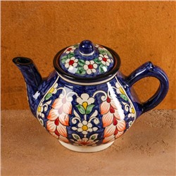 Чайник заварочный Риштанская Керамика, 700 мл, синий