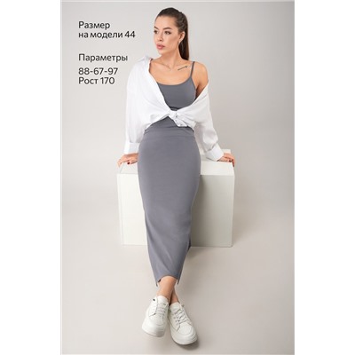 Женское платье-сарафан с разрезами Happyfox