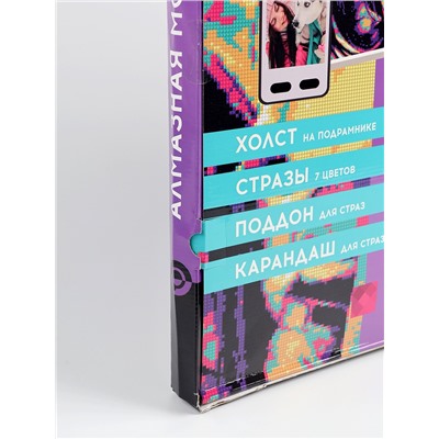 УЦЕНКА Алмазная мозаика по фото, на раме 40×50, полное заполнение, Pop Art