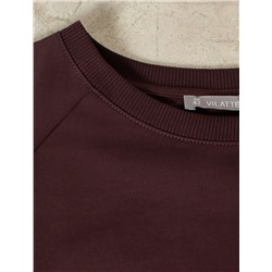 Футболка свободная из футера двухнитки с эластаном