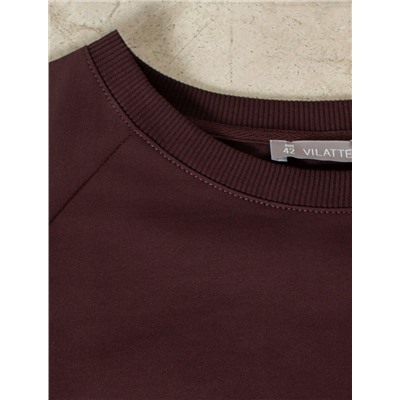 Футболка свободная из футера двухнитки с эластаном