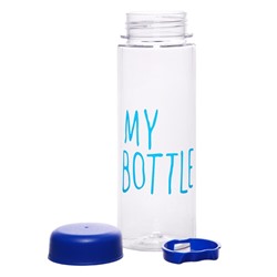 Бутылка для воды My bottle, 500 мл, 19.5×6 см, чехол в комплекте, цвет МИКС