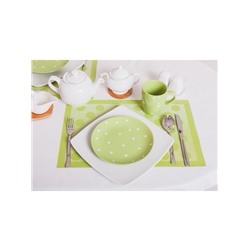 Кружка Доляна «зелёное Горох», 360 мл, керамика, зелёная