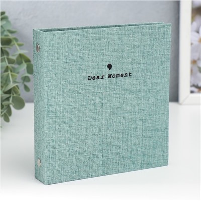 Фотоальбом на 100 фото 13.2×8.5 см «Бирюза», альбом для мини камер, текстиль, 3×15×14.5 см