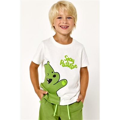 Фуфайка (футболка) д/мал Juno AW23BJ609 NEON SIDE