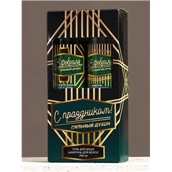 Подарочный набор «С 23 Февраля!»: гель для душа и шампунь для волос, 2×250 мл, HARD LINE
