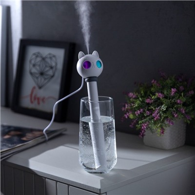 Увлажнитель воздуха «Кот» HM-22, ультразвуковой, погружной, портативный, USB, белый