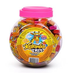 Жевательные конфеты с татуировкой "Жевамба Тату" ассорти 9гр*80шт