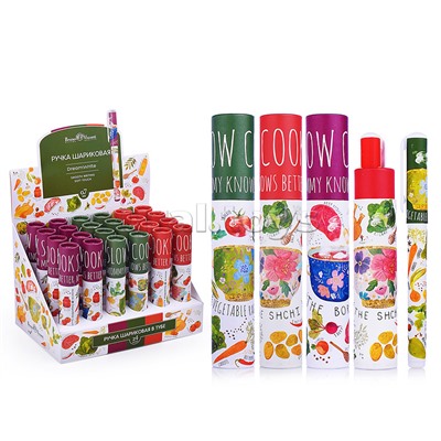 Ручка шариковая "DreamWrite. Славянская трапеза" 0.7 мм, синяя