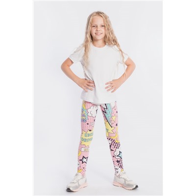 Лосины с лайкрой М21558мк