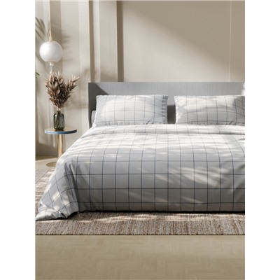 Постельное бельё 1.5-спальное «Этель. Клетка», бязь