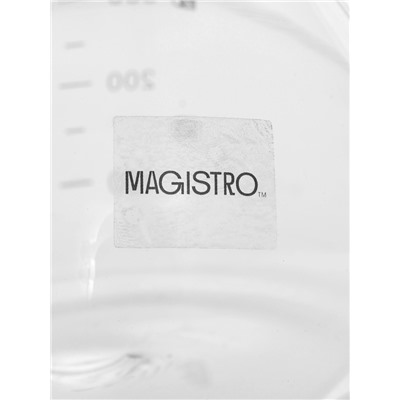 Кофеварка кемекс для кофе Magistro «Колумб», 400 мл, 13×11×17 см, стекло, прозрачная