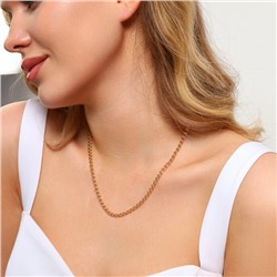 Цепочка на шею ювелирная бижутерия Итальянское золото (покрытие желтое 14к), арт.213.992