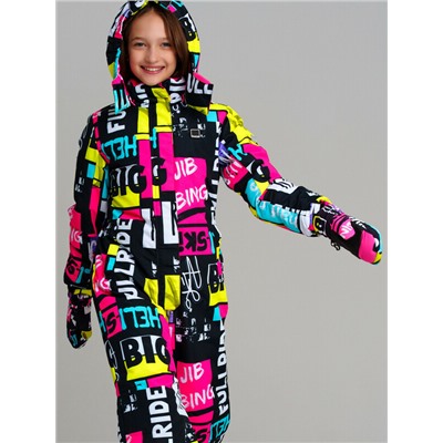 Варежки текстильные для девочек