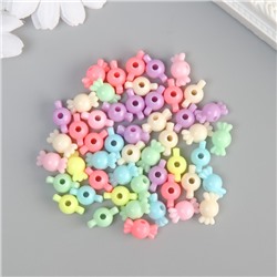 Бусины для творчества пластик «Конфетки», цветные яркие, набор 500 г, 1.4×1.4×0.8 см