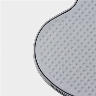 Форма для выпечки Доляна «Элин. Сердце», 28.5×25.5×6.6 см, разъёмная, антипригарное покрытие, серая