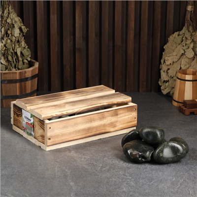 Камни для бани «Оливин», 10 кг, фракция 7-12 см, шлифованные